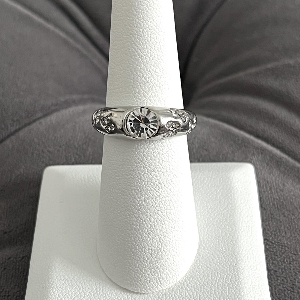 Sterling Silver and Cubic zirconia ring